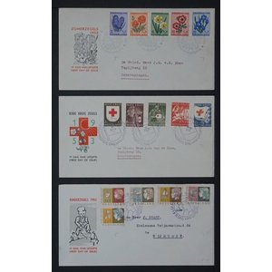 Sammlung FDC Niederlande in 7 Importa-Alben, 1950 bis 2020.