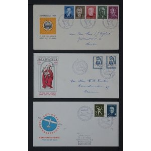 Verzameling FDC Nederland in 7 Importa albums, 1950 t/m 2020.