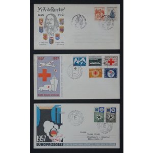 Verzameling FDC Nederland in 7 Importa albums, 1950 t/m 2020.