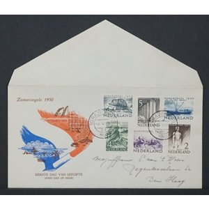 Collection FDC Netherlands in 5 Davo albums, 1950 till 2013