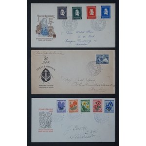 Collection FDC Netherlands in 5 Davo albums, 1950 till 2013