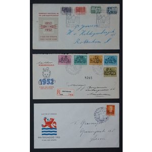 Collection FDC Netherlands in 5 Davo albums, 1950 till 2013