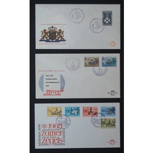 Collection FDC Netherlands in 5 Davo albums, 1959 till 2010
