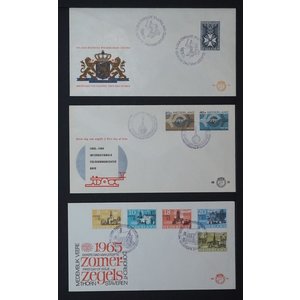 Verzameling FDC Nederland in 5 Davo albums, 1959 t/m 2010