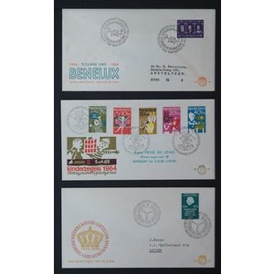 Collection FDC Netherlands in 5 Davo albums, 1959 till 2009