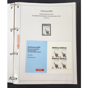 Verzameling P.Z.M. Nederland in 12 Davo Cristal albums, 1982 t/m 2001