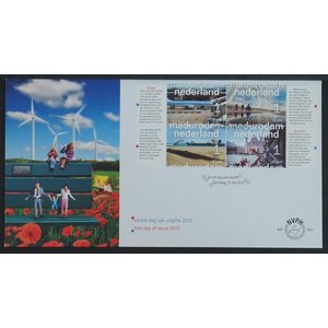 NVPH - , First Day Cover (Netherlands), Issued in the year:  2012, Blank (UA) - Open flap (OF)