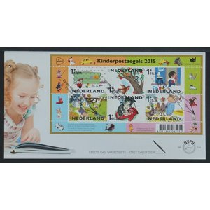 NVPH - , Couverture Premier Jour (Pays-Bas), Émis de l'année:  2015, Vierge (UA) - Bloc - Rabat ouvert (OF)