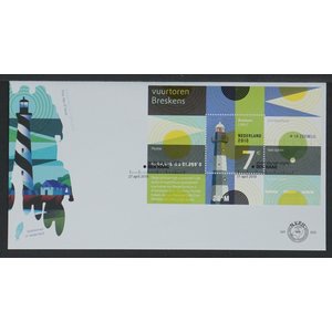 NVPH - , First Day Cover (Netherlands), Issued in the year:  2010, Blank (UA) - Block - Open flap (OF)