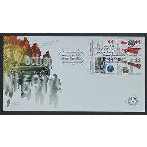 NVPH - E  601, First Day Cover, Issued in the year:  2010, Blank (UA) - 2-piece set  - Open flap (OF)