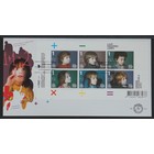 NVPH - E  619, First Day Cover (Netherlands), Issued in the year:  2010, Blank (UA) - Block - Open flap (OF)