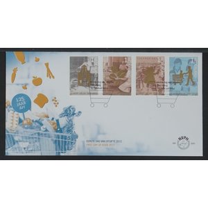 NVPH - E  645, First Day Cover, Issued in the year:  2012, Blank (UA) - Open flap (OF)