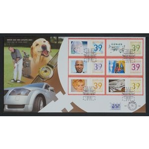 NVPH - E  483, First Day Cover, Issued in the year:  2003, Blank (UA) - 2-piece set  - Open flap (OF)