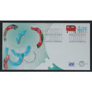 NVPH - E  488a, First Day Cover (Netherlands), Issued in the year:  2003, Blank (UA) - Open flap (OF)