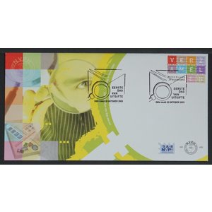 NVPH - E  489, First Day Cover (Netherlands), Issued in the year:  2003, Blank (UA) - Open flap (OF)
