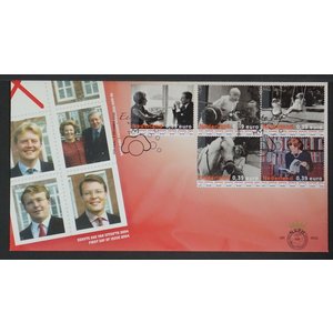 NVPH - E  493a-c, First Day Cover (Netherlands), Issued in the year:  2003, Blank (UA) - 5-piece set - Open flap (OF)