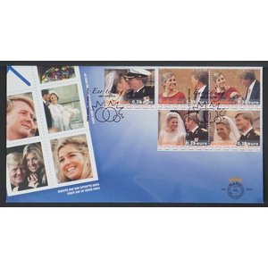 NVPH - E  493a-c, First Day Cover (Netherlands), Issued in the year:  2003, Blank (UA) - 5-piece set - Open flap (OF)