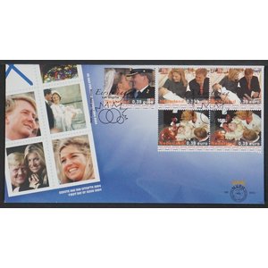 NVPH - E  493a-c, Couverture Premier Jour (Pays-Bas), Émis de l'année:  2003, Vierge (UA) - Lot de 5 pièces - Rabat ouvert (OF)
