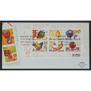 NVPH - E  505, First Day Cover, Issued in the year:  2004, Blank (UA) - Block  - Open flap (OF)