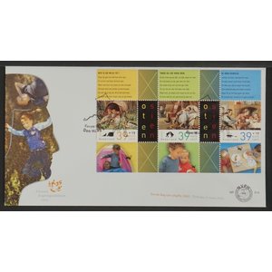 NVPH - E  514, First Day Cover (Netherlands), Issued in the year:  2005, Blank (UA) - 2-piece set - Block - Open flap (OF)