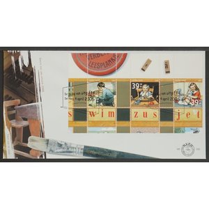 NVPH - , Ersttagsbriefe (Niederlande), Ausgegeben im Jahr:  2006, Leer (UA) - 2er-Set - Block - Offene Klappe (OF)