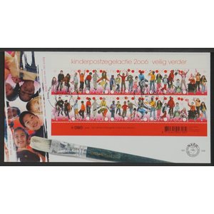 NVPH - E  539, First Day Cover, Issued in the year:  2006, Blank (UA) - Block  - Open flap (OF)