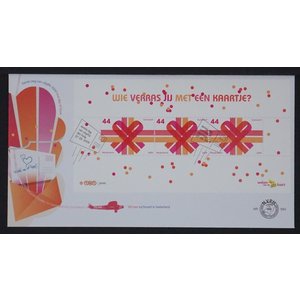 NVPH - E  593, First Day Cover (Netherlands), Issued in the year:  2009, Blank (UA) - Block - Open flap (OF)