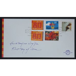 NVPH - E  405, First Day Cover (Netherlands), Issued in the year:  1999, Blank (UA) - Open flap (OF)