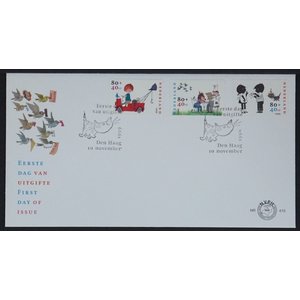 NVPH - E  410, First Day Cover (Netherlands), Issued in the year:  1999, Blank (UA) - Open flap (OF)