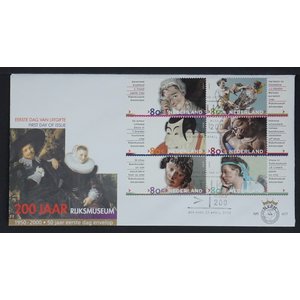 NVPH - E  417, First Day Cover (Netherlands), Issued in the year:  2000, Blank (UA) - 2-piece set - Open flap (OF)