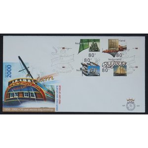 NVPH - E  422, Couverture Premier Jour (Pays-Bas), Émis de l'année:  2000, Vierge (UA) - Lot de 2 pièces - Rabat ouvert (OF)