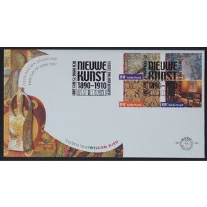 NVPH - E  436, Couverture Premier Jour (Pays-Bas), Émis de l'année:  2001, Vierge (UA) - Lot de 2 pièces - Rabat ouvert (OF)
