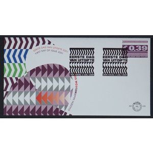 NVPH - , First Day Cover (Netherlands), Issued in the year:  2001, Blank (UA) - Open flap (OF)