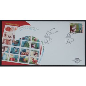 NVPH - E  447, First Day Cover (Netherlands), Issued in the year:  2001, Blank (UA) - Open flap (OF)