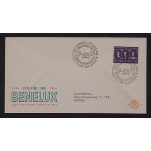 NVPH - E   68, Ersttagsbriefe, Ausgegeben im Jahr:  1964, Leer (UA) - Offene Klappe (OF)