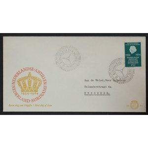 NVPH - E   70, Couvertures Premier Jour, Émis de l'année:  1964, Vierge (UA) - Rabat ouvert (OF)