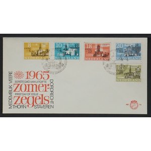 NVPH - E   74, Ersttagsbriefe (Niederlande), Ausgegeben im Jahr:  1965, Leer (UA) - Offene Klappe (OF)