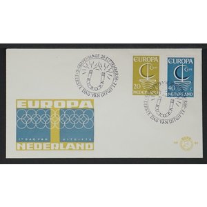 NVPH - , First Day Cover (Netherlands), Issued in the year:  1966, Blank (UA) - Open flap (OF)