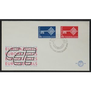 NVPH - E   90, Eerste Dag envelop, Uitgegeven in het jaar:  1968, Blanco (UA) -