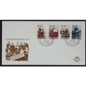 NVPH - E  136, Couverture Premier Jour (Pays-Bas), Émis de l'année:  1974, Vierge (UA) - Rabat ouvert (OF)