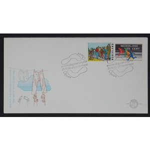 NVPH - E  150, First Day Cover (Netherlands), Issued in the year:  1976, Blank (UA) - Open flap (OF)