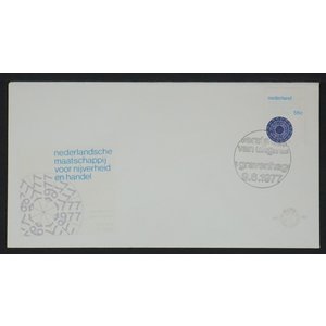 NVPH - E  160, First Day Cover (Netherlands), Issued in the year:  1977, Blank (UA) - Open flap (OF)