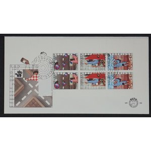 NVPH - E  162, First Day Cover, Issued in the year:  1977, Blank (UA) - Open flap (OF)