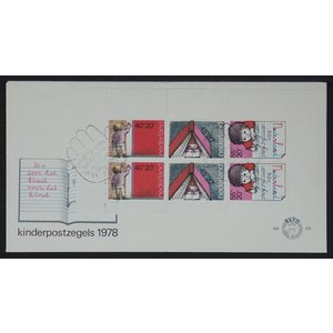 NVPH - E  170, First Day Cover, Issued in the year:  1978, Blank (UA) - Open flap (OF)