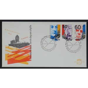 NVPH - E  180, First Day Cover (Netherlands), Issued in the year:  1980, Blank (UA) - Open flap (OF)