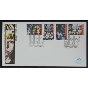 NVPH - E  197, First Day Cover (Netherlands), Issued in the year:  1981, Blank (UA) - Open flap (OF)