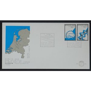 NVPH - E  204, Couverture Premier Jour (Pays-Bas), Émis de l'année:  1982, Vierge (UA) - Rabat ouvert (OF)