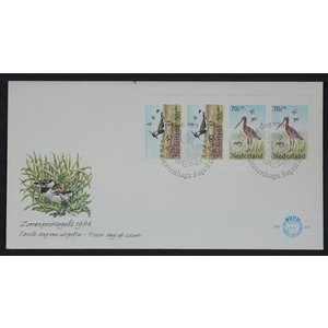 NVPH - E  215, First Day Cover (Netherlands), Issued in the year:  1984, Blank (UA) - Open flap (OF)