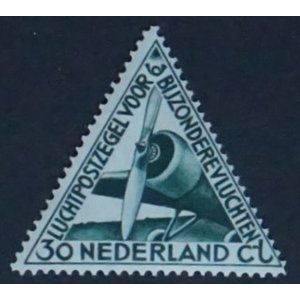 NVPH - LP  10, Airmail stamp (Netherlands), Issued in the year:  1933, Mint Not Hinghed (MNH)