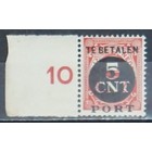 NVPH - P  66, Porto Marke (Niederlande), Ausgegeben im Jahr:  1924, Postfrisch (MNH) - Randstück